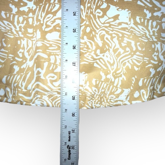 NANCY LOPEZ Golf Jungle Oasis Collection Sleeveless Polo Plus - 2X Gold - Picture 13 of 13